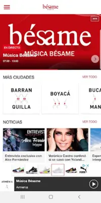 Bésame FM Radio android App screenshot 4